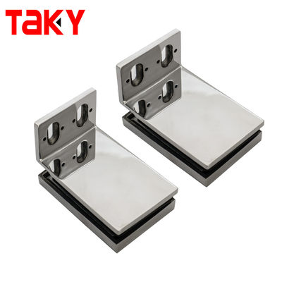 Harga bagus Hinge mandi kaca 90 derajat yang dipoles untuk kaca 8-12mm yang terbuat dari kuningan padat on line