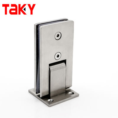 Harga bagus 90 Degree Wall to Glass Glass Hinge Stainless Steel Glass Door Hinge Material Glass Shower Hinge on line