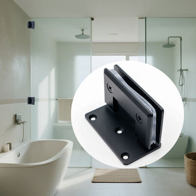 Harga bagus Stainless Steel 304 Glass Shower Hinge dengan Chrome Plate Finish untuk Ketebalan Kaca 8-12mm on line