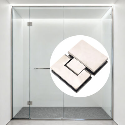 Harga bagus Engsel Shower Tanpa Bingkai Baja Tahan Karat 304 Buka 180 Derajat untuk Ketebalan Kaca 8-12mm on line