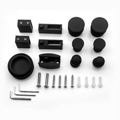 Harga bagus Perlengkapan Pintu Kaca Stainless Steel Pabrik Pintu Geser Fifting untuk Kabin Pancuran Kamar Mandi on line