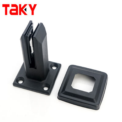 Harga bagus Modern stainless steel glass clamp tangga brackets dinding kolam renang decking railings on line