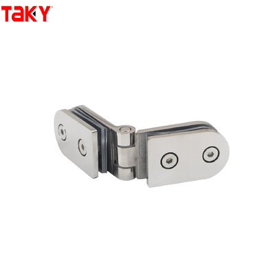 Engsel Kaca Perangkat Keras Kamar Mandi Modern Shower Stainless Steel 180 Engsel Pintu Kaca Pembuka