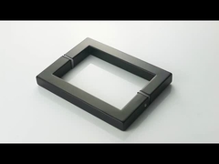 Matte Hitam Square Shower Glass Pintu Handle SS304